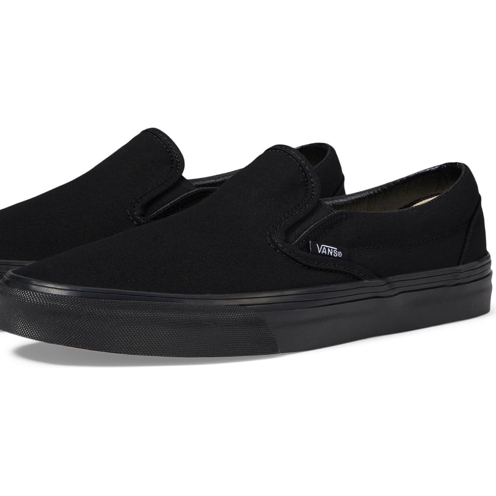 Vans Black Slip-on Womens 8.5 Canvas